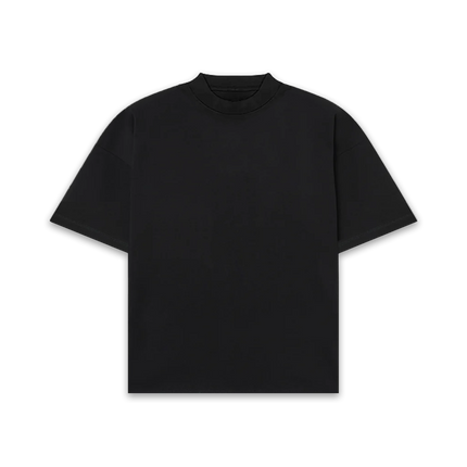 Frost Clothing 100% Cotton, 305GSM, Blank Black Boxy Streetwear Tee
