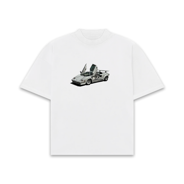 Tシャツ・カットソー COVERNAT Volume Car Graphic T-Shirt Ivory ボリュームカーグラフィックTシャツ Ivory - Covernat | 60