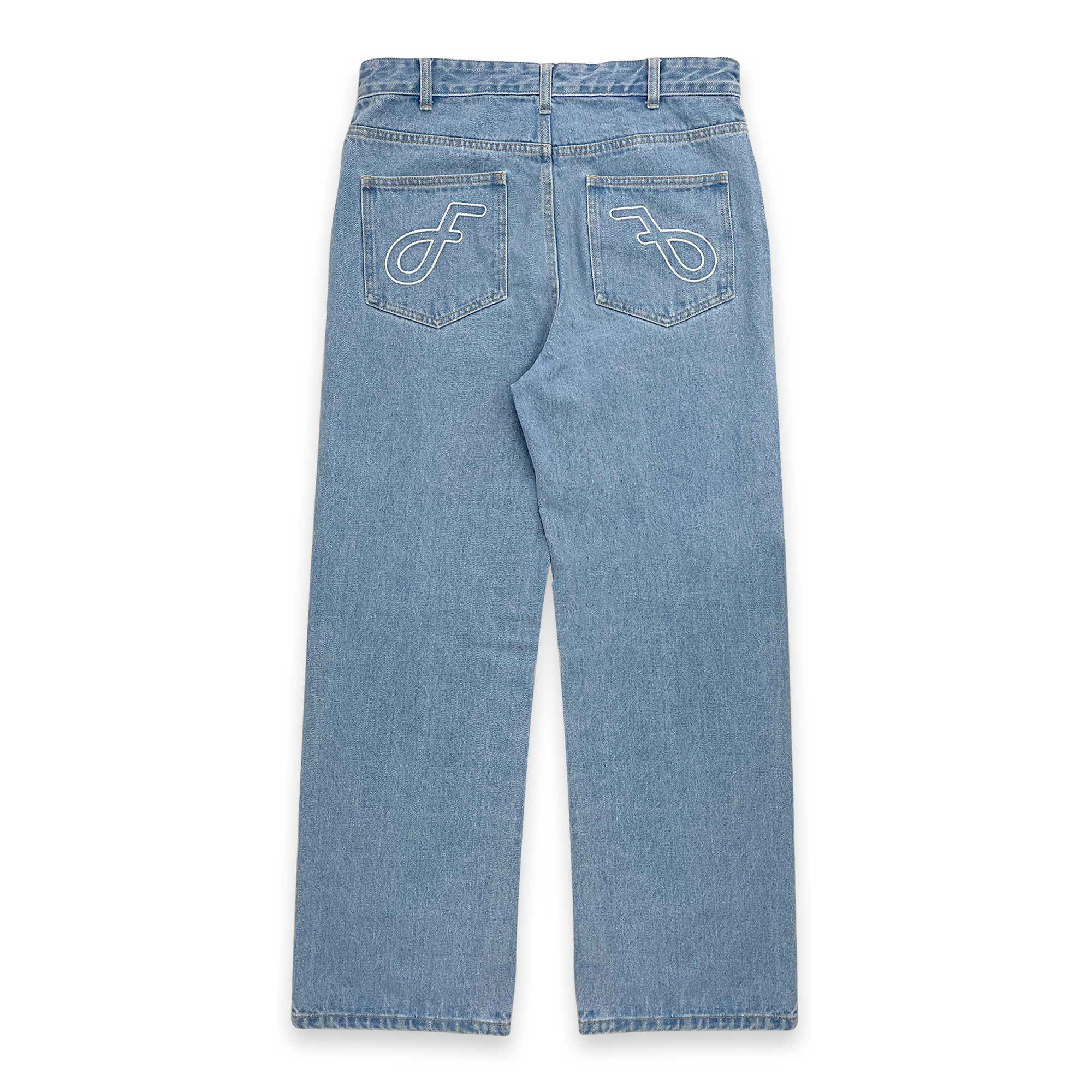 Frost Clothing Baggy Streetwear Jeans - Dual F Denim