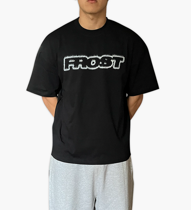 Frost Clothing Flame II Oversized Boxy Streetwear 300GSM Graphic T-Shirt 
