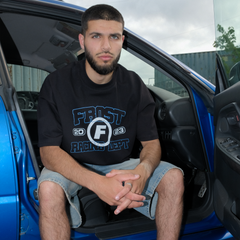 FROST clothing motor club drop. A collection of 300GSM 100% cotton oversized graphic t-shirts inspired by racing culture.