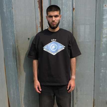 Frost Clothing Racing Division Oversized Boxy Streetwear 300GSM Graphic T-Shirt 