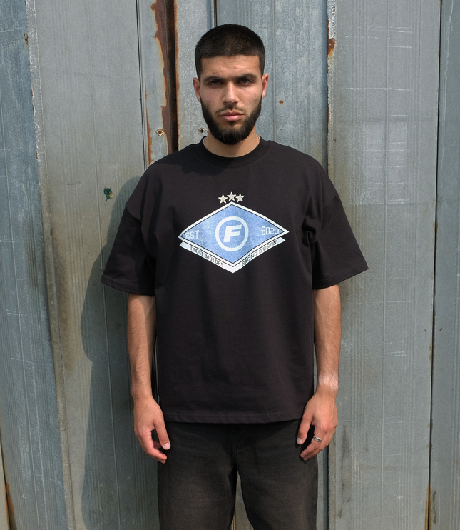 Frost Clothing Racing Division Oversized Boxy Streetwear 300GSM Graphic T-Shirt 