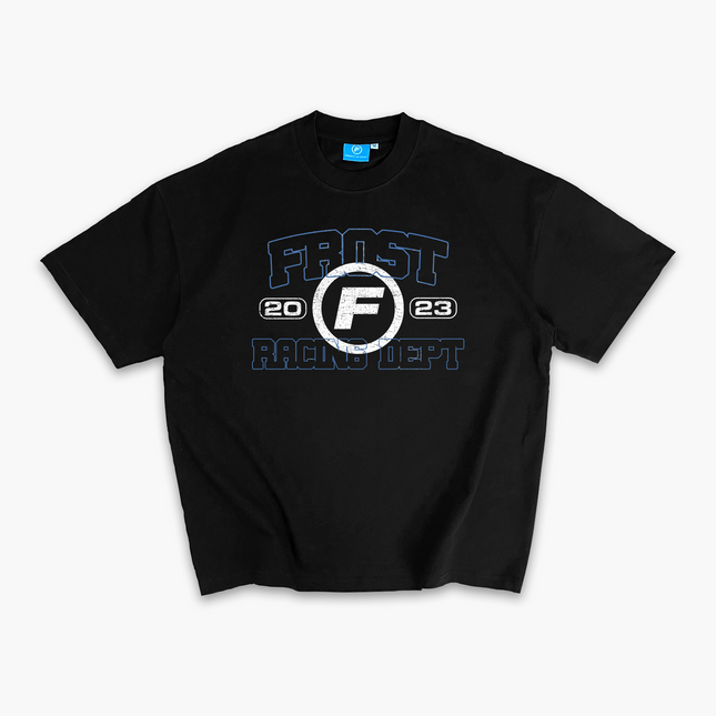 Frost Clothing Racing Department Oversized Boxy Streetwear 300GSM Graphic T-Shirt 