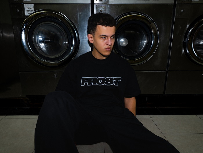 Frost Clothing Chrome Outline Logo Oversized Boxy Streetwear 300GSM Graphic T-Shirt 