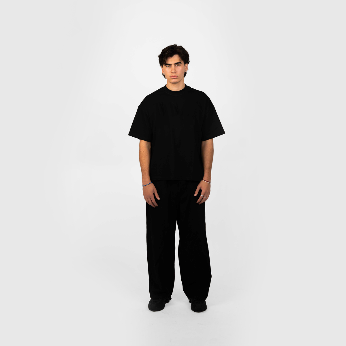 Frost Clothing Blank Heavyweight T-Shirt 2 Pack Black and White | 305GSM Boxy Oversized Fit | UK Streetwear