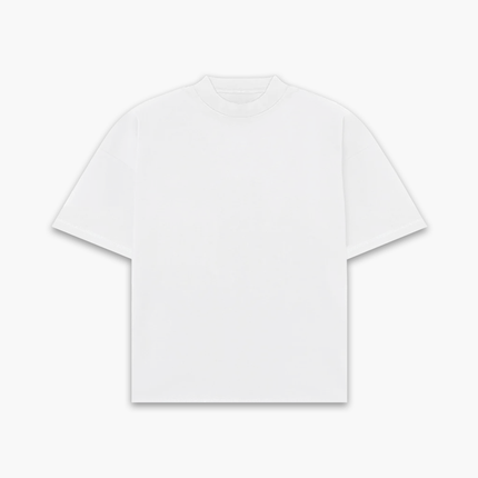 Frost Clothing Blank Heavyweight T-Shirt Chalk White | 305GSM Boxy Oversized Fit Dropped Shoulders | UK Streetwear