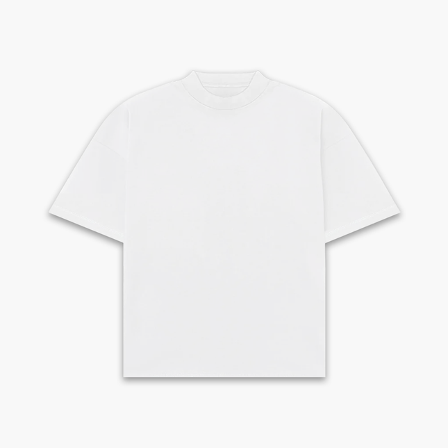 Frost Clothing Blank Heavyweight T-Shirt Chalk White | 305GSM Boxy Oversized Fit Dropped Shoulders | UK Streetwear
