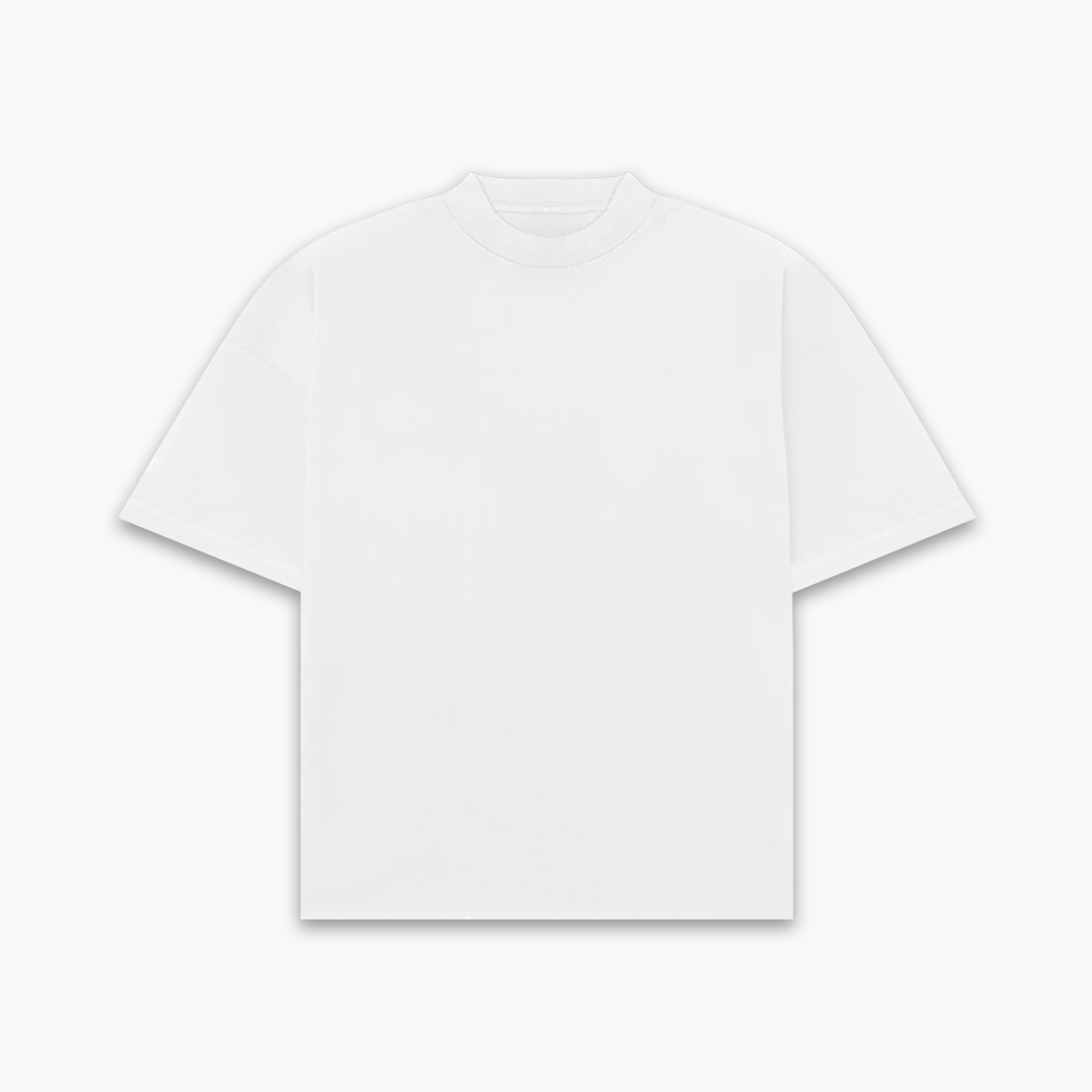 Frost Clothing Blank Heavyweight T-Shirt Chalk White | 305GSM Boxy Oversized Fit Dropped Shoulders | UK Streetwear