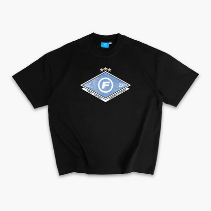 Frost Clothing Racing Division Graphic T-Shirt Jet Black | 305GSM Heavyweight Boxy Fit | Motorsport Streetwear UK