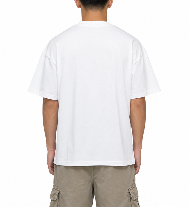 Frost Clothing Blank Heavyweight T-Shirt 2 Pack Black and White | 305GSM Boxy Oversized Fit | UK Streetwear