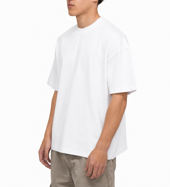 Frost Clothing Blank Heavyweight T-Shirt 2 Pack Black and White | 305GSM Boxy Oversized Fit | UK Streetwear