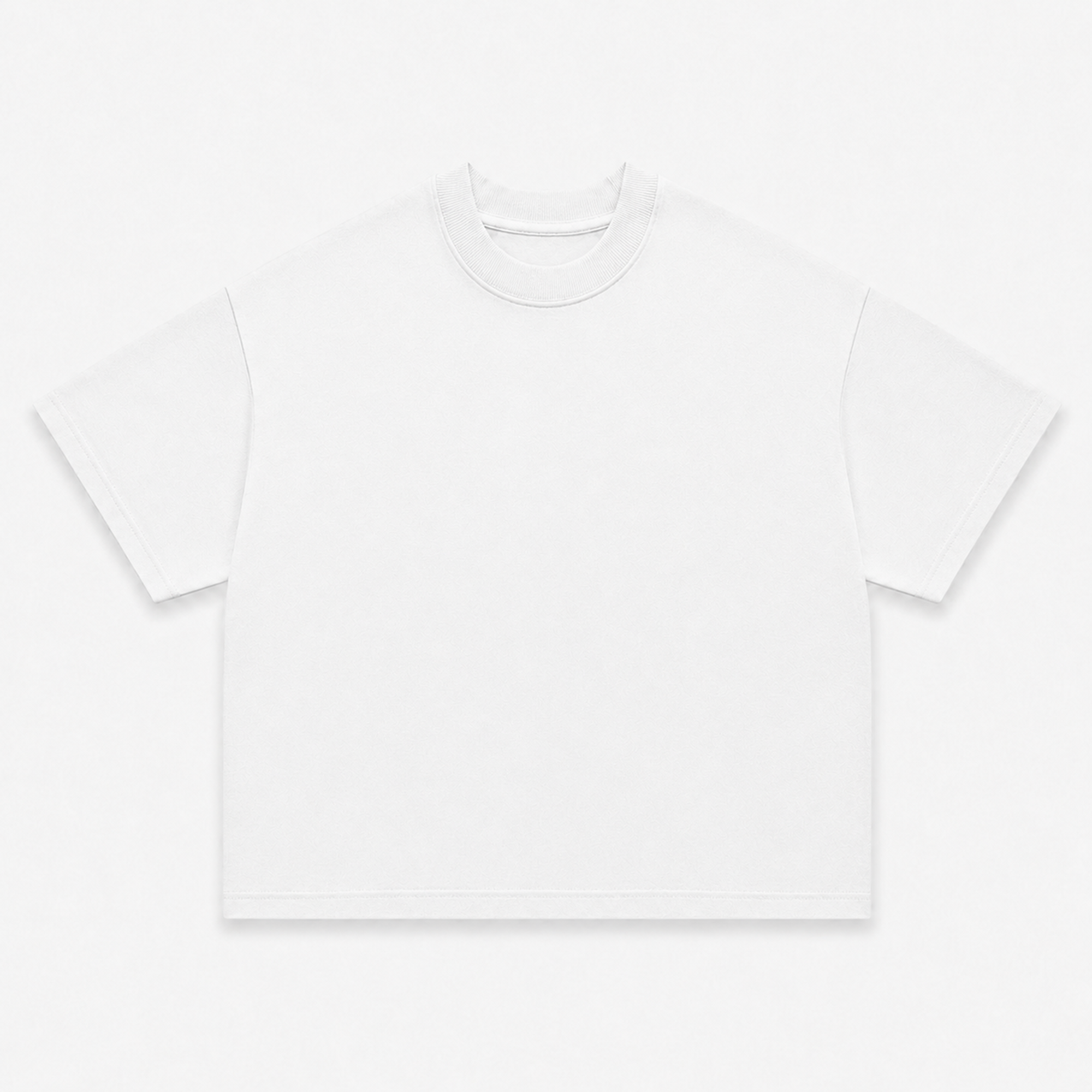 Frost Clothing Blank Heavyweight T-Shirt Chalk White | 305GSM Boxy Oversized Fit Dropped Shoulders | UK Streetwear